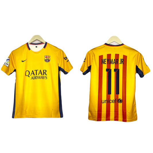 Fc Barcelona 2015-16 Away Kit Neymar Half Sleeve - P1300 Ms Retro Store
