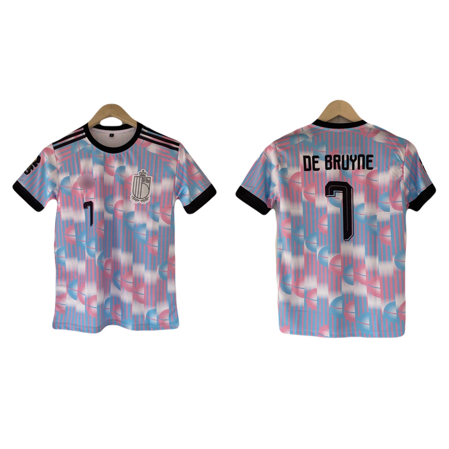 De Bruyne Belgium 2026 World Cup away Half Sleeve embroidery Jersey -
