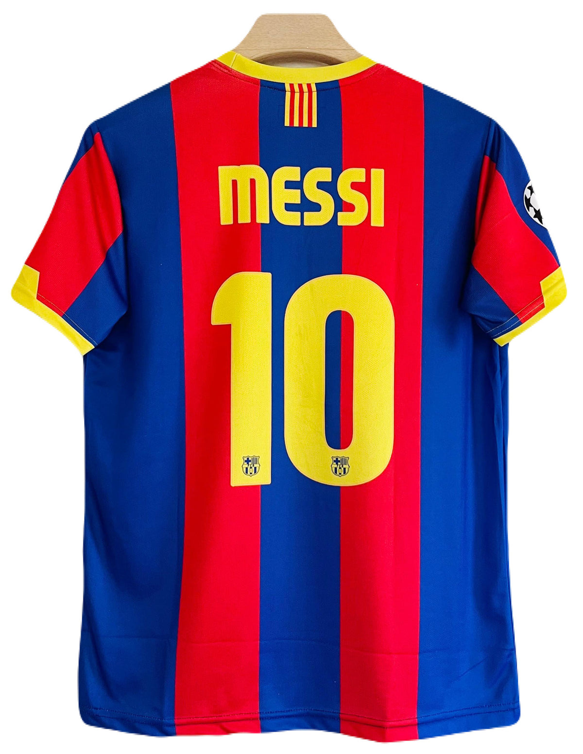 Barcelona 2011 messi half sleeve embroidery - P1665 ms retro store