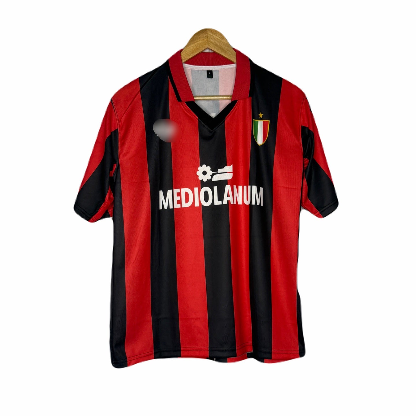Ac Milan Van Basten 1996 Home Kit Five Sleeve - P1074 Ms Retro Store