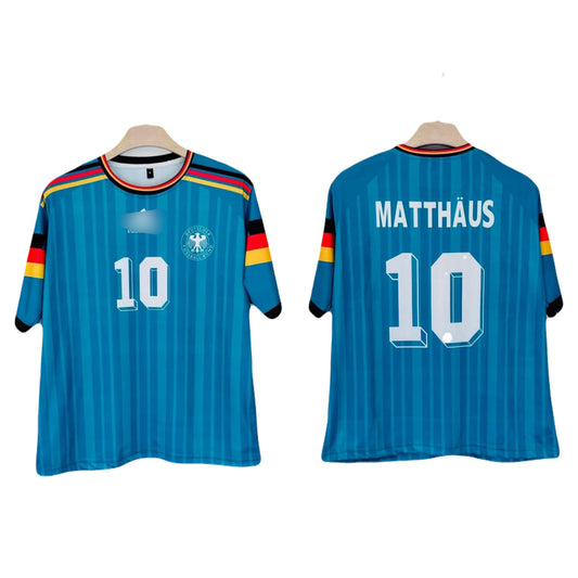 Germany 1994 Away MATTHAUS  Five Sleeve Sublimation -Ms Retro Store