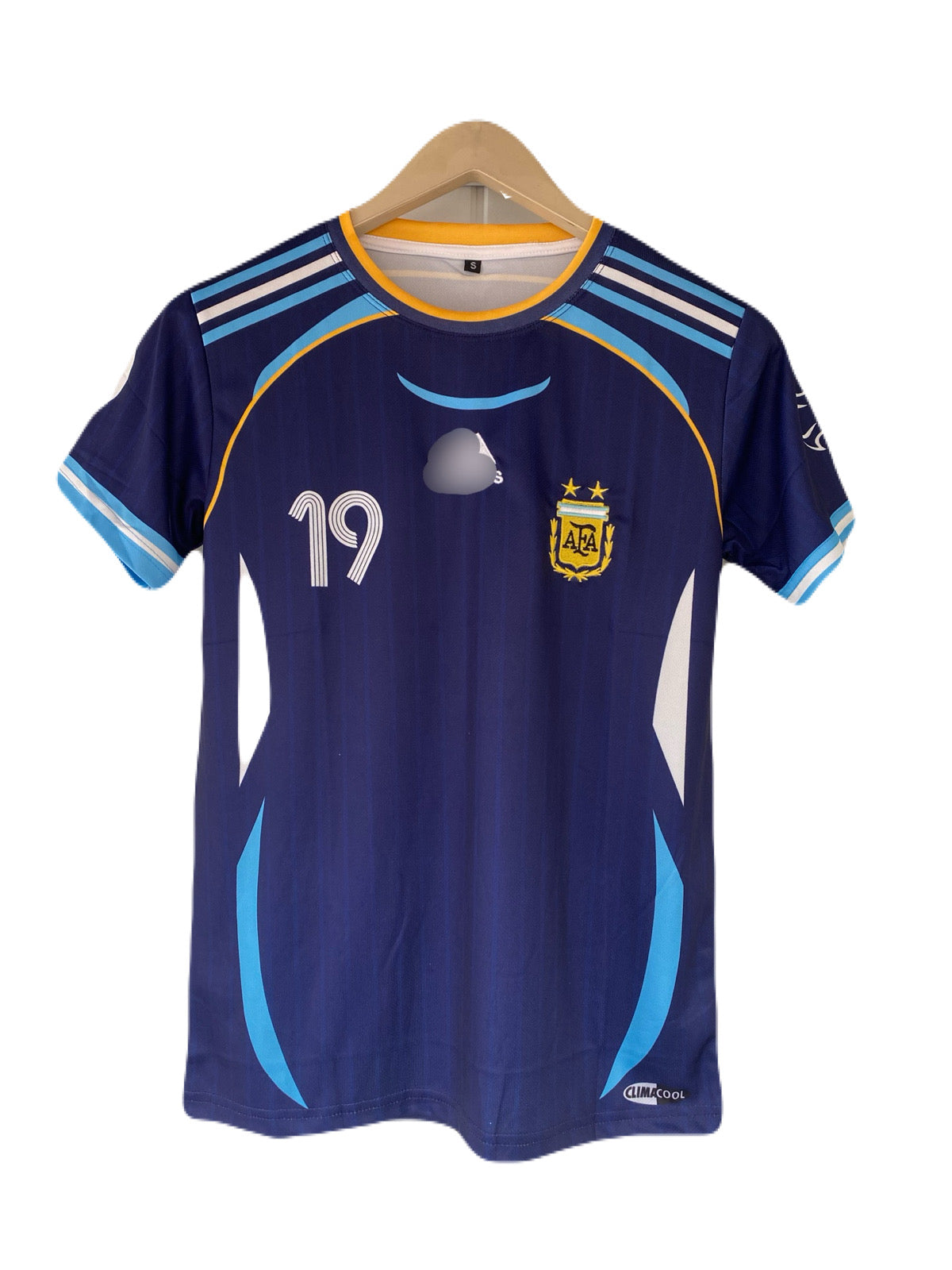 Messi Argentina Half Sleeve embroidery jersey - P2215