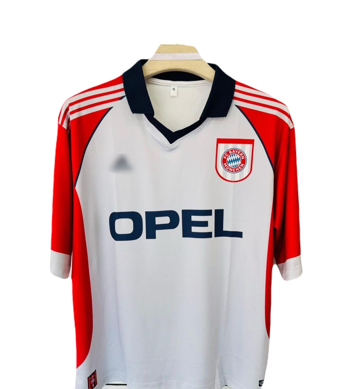 Bayern 1998-00 third kit five sleeve collar - P484 ms retro store