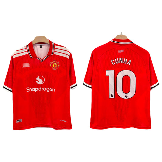 Cunha Manchester united 2026-27Five sleeve Collar Sublimation jersey- P2313