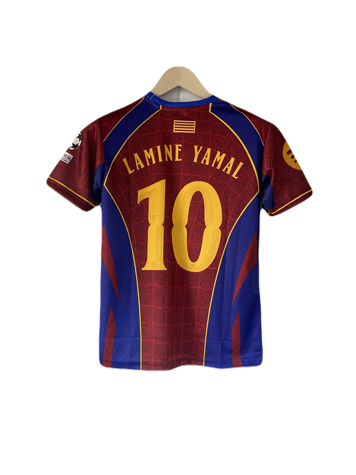 Yamal Barcelona 2026-27 spider edition kit embroidery half sleeve - P2534