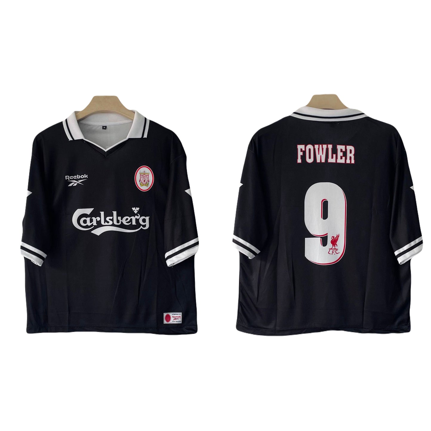 Liverpool FC 1996/97 retro third Kit Fowler Five Sleeve Collar Sublimation - Ms Retro Store