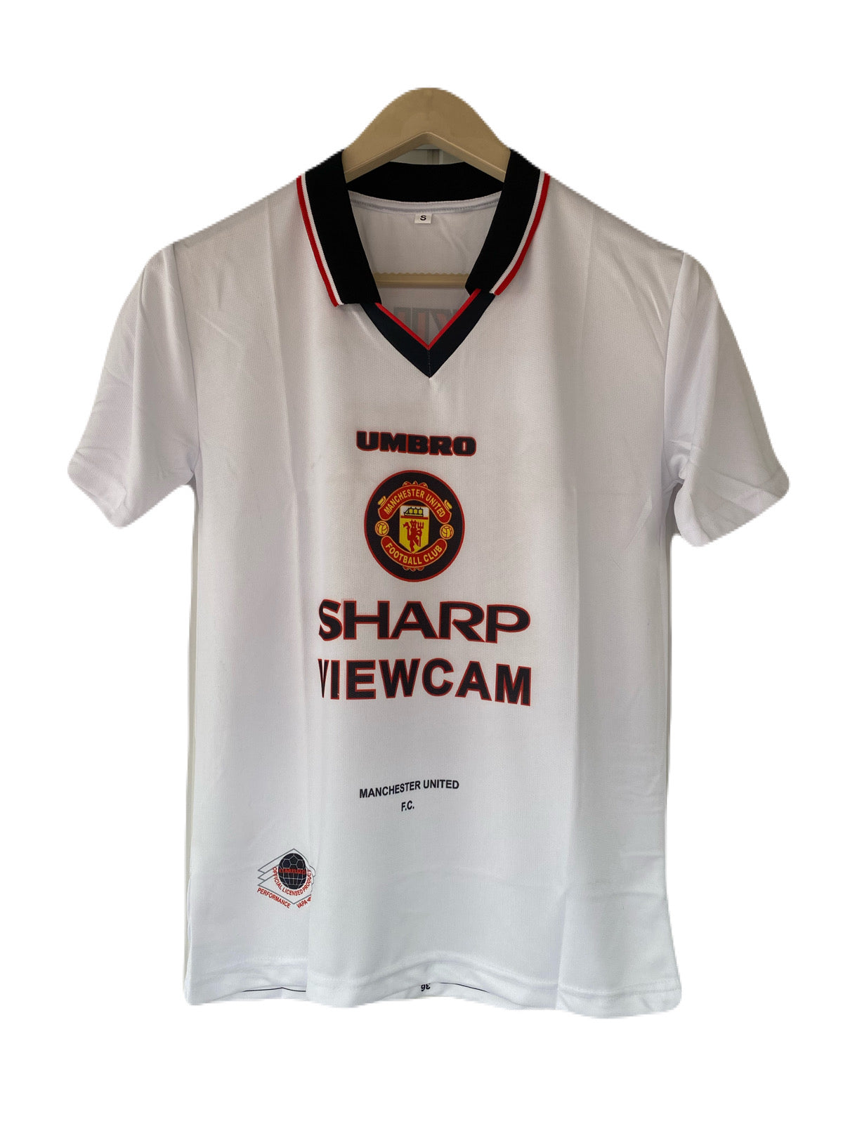 Beckham Manchester united half sleeve collar sublimation jersey - P2160