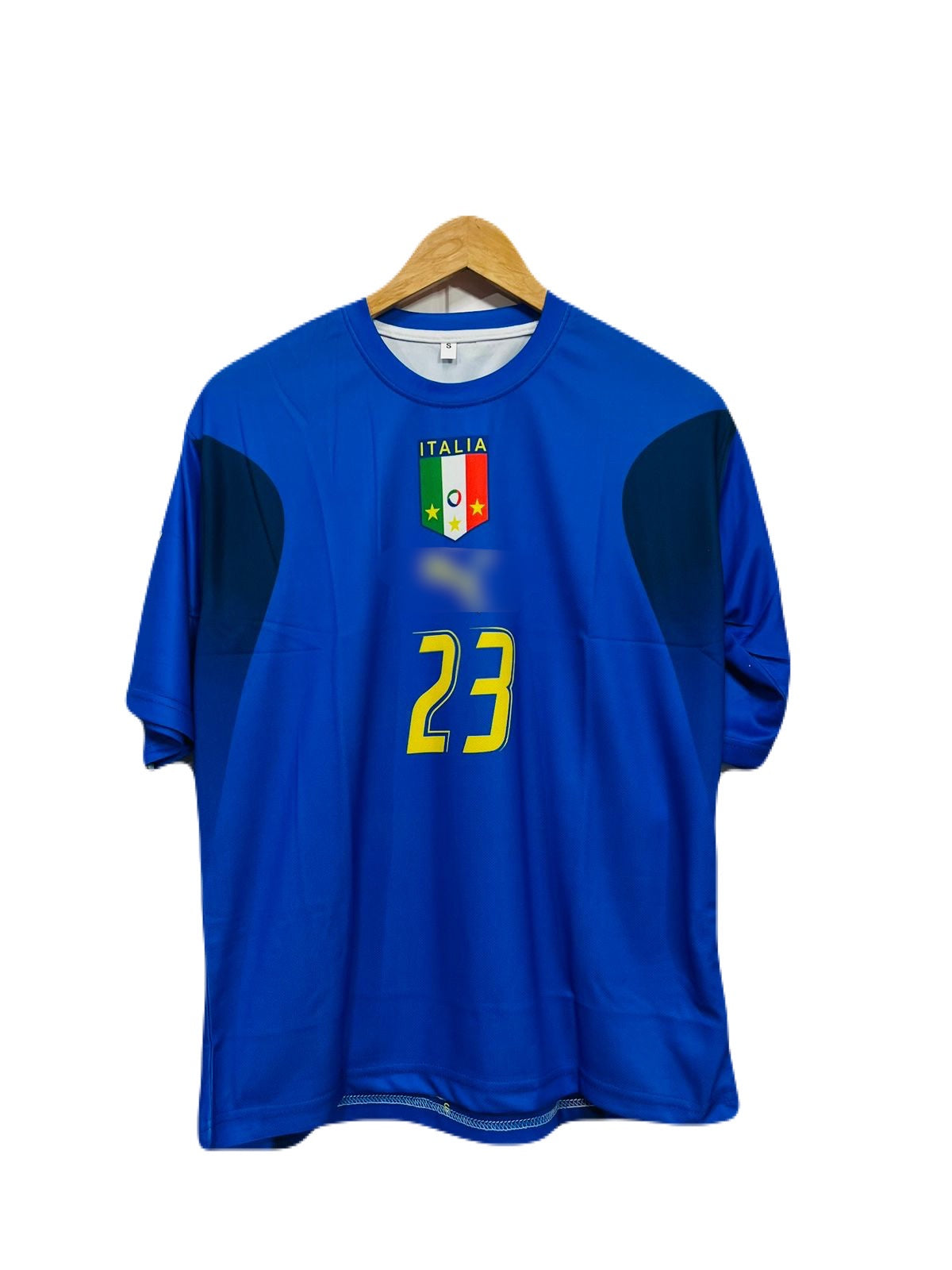 Italy 2006 World Cup home kit Materazzi Five sleeve - ms retro store