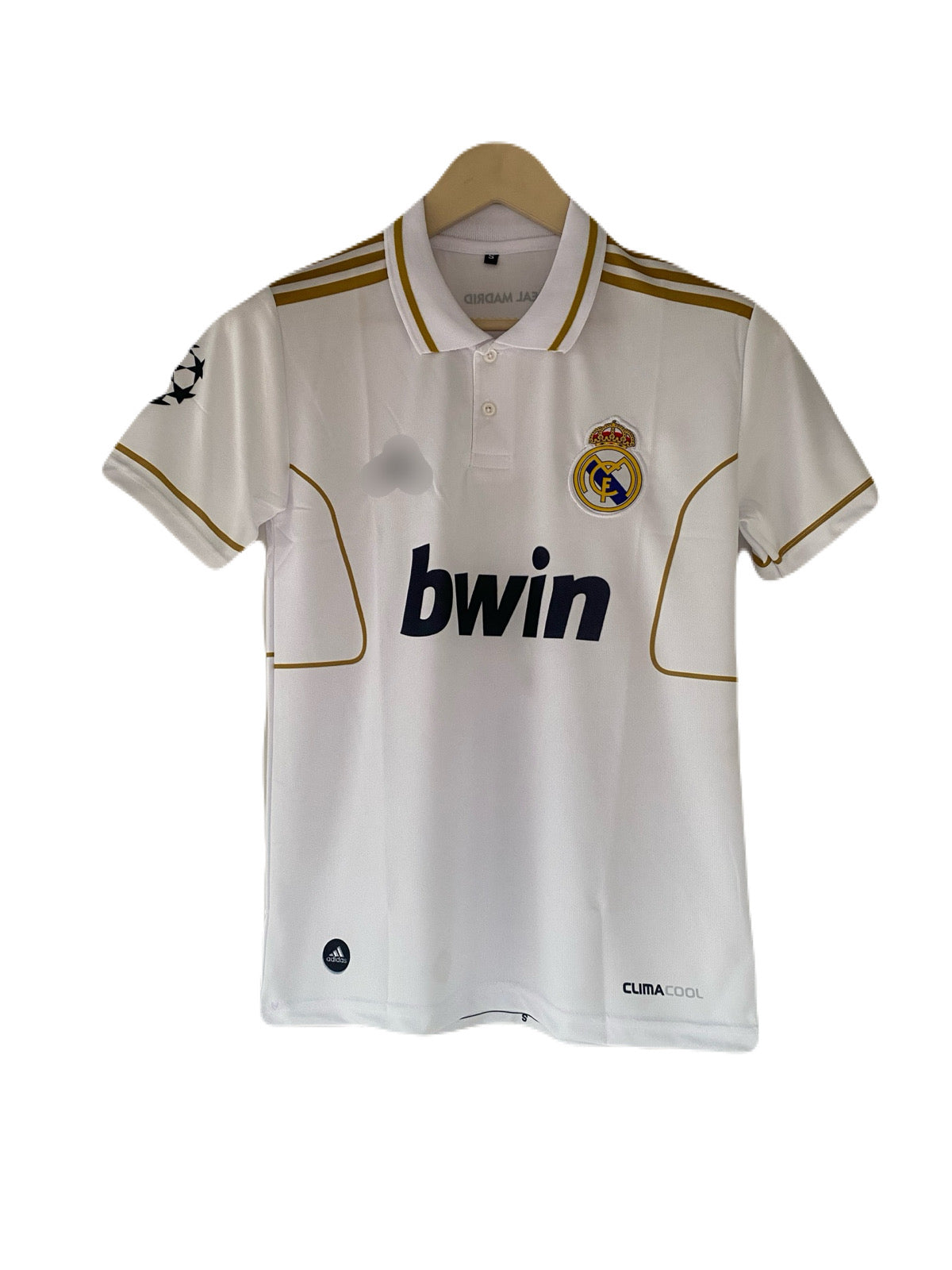 Ronaldo Real madrid half sleeve collar embroidery jersey -