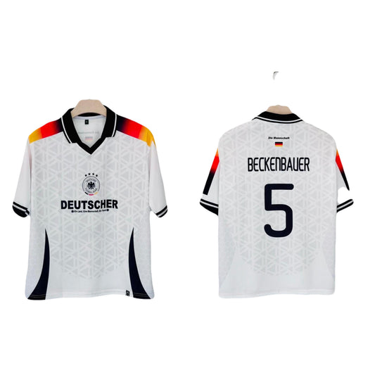 Germany 19996 Home Kit Beckenbauer Five Sleeve - P2000 Ms Retro Store