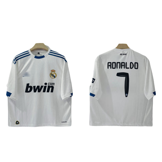 Real Madrid 2010-2011 Ronaldo Five Sleeve jersey - P2000 Ms Retro Store