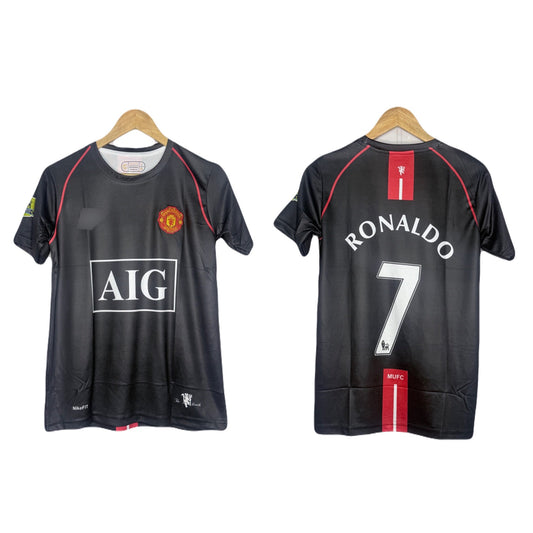 Manchester United 2007/08 Away Kit Half Sleeve - P963 Ms Retro Store