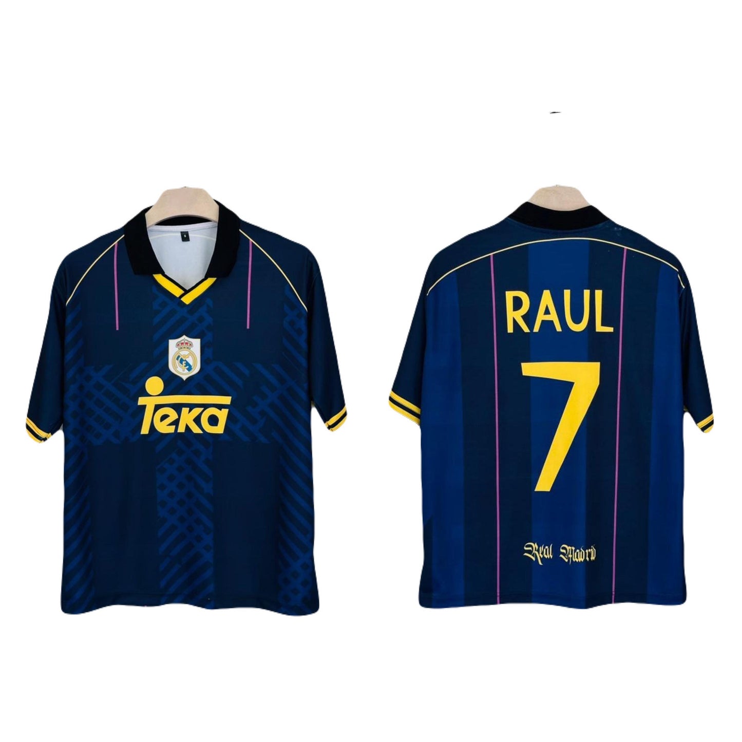 Real Madrid 1998-1999 third kit RAUL Five Sleeve - Ms Retro Store