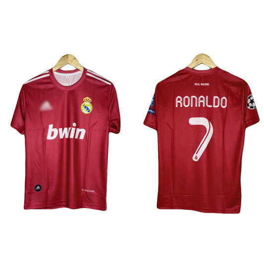 Real Madrid 2011-12 Third Kit Ronaldo Half Sleeve - P863 Ms Retro  Store