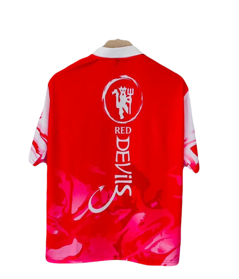 Manchester United 2022/23 special edition Five Sleeve zip Collar - Ms Retro Store