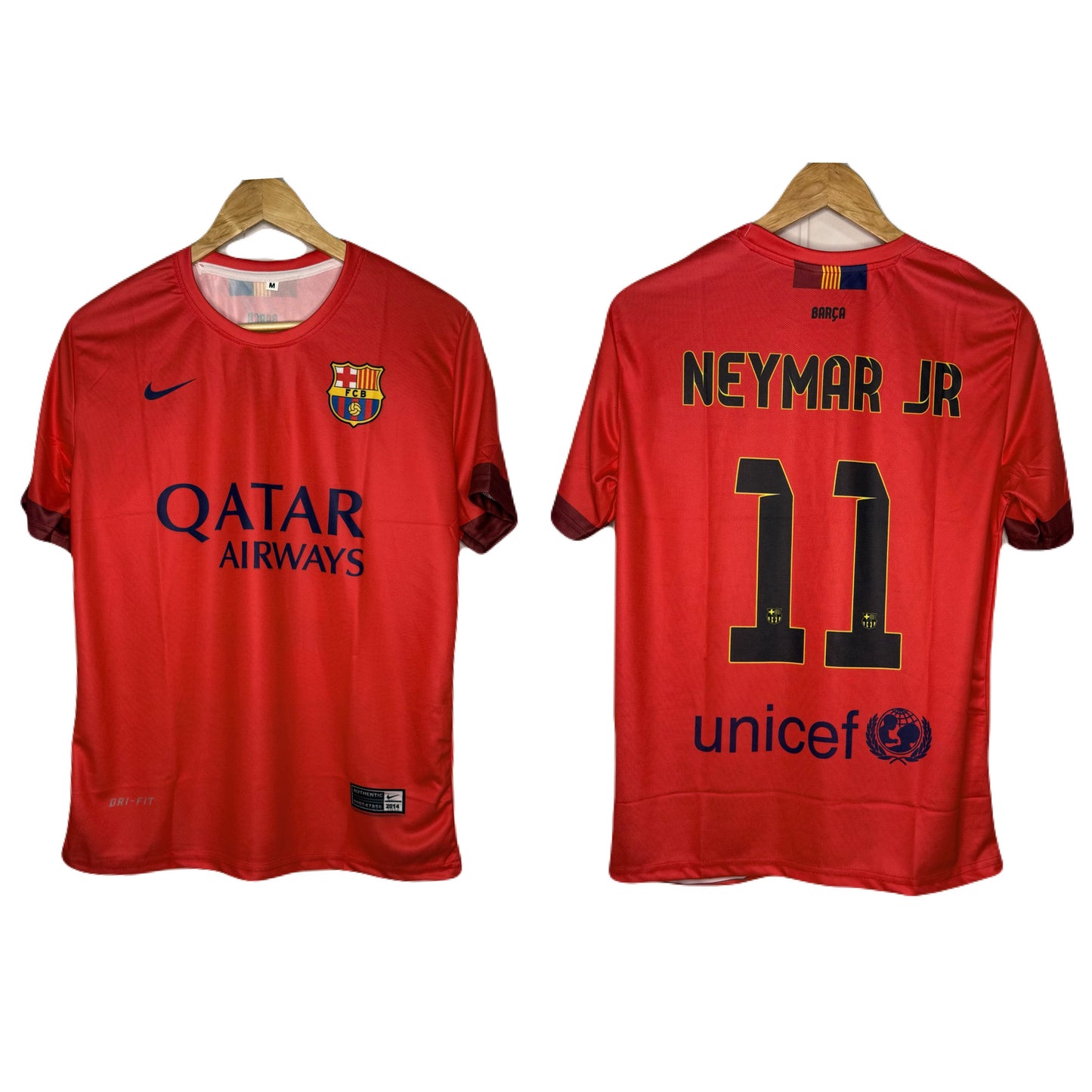 Fc Barcelona 2014-15 Away Kit Neymar Half Sleeve - Ms Retro Store