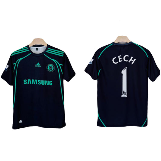 Chelsea 2009-2010 Cech Half Sleeve Sublimation - Ms Retro Store