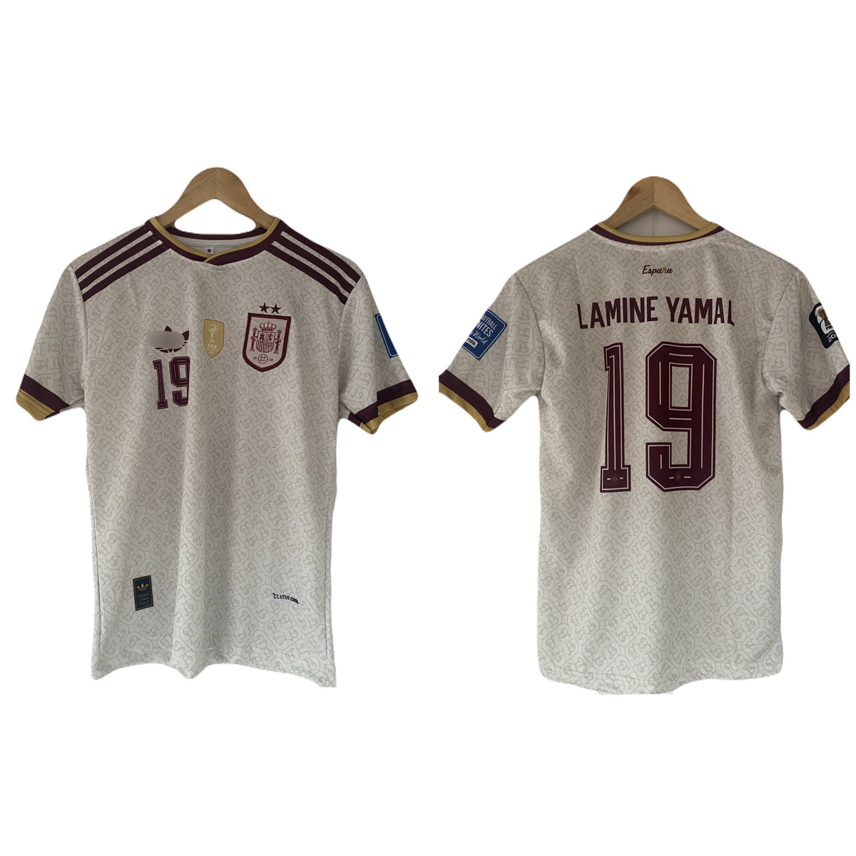 Lamine Yamal 2 Star Spain 2026 away Embroidery Jersey- P2161