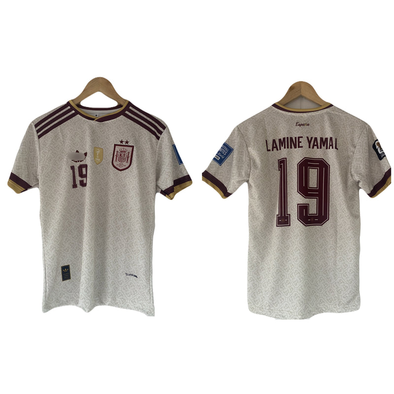 Lamine Yamal 2 Star Spain 2026 away Embroidery Jersey - P2161