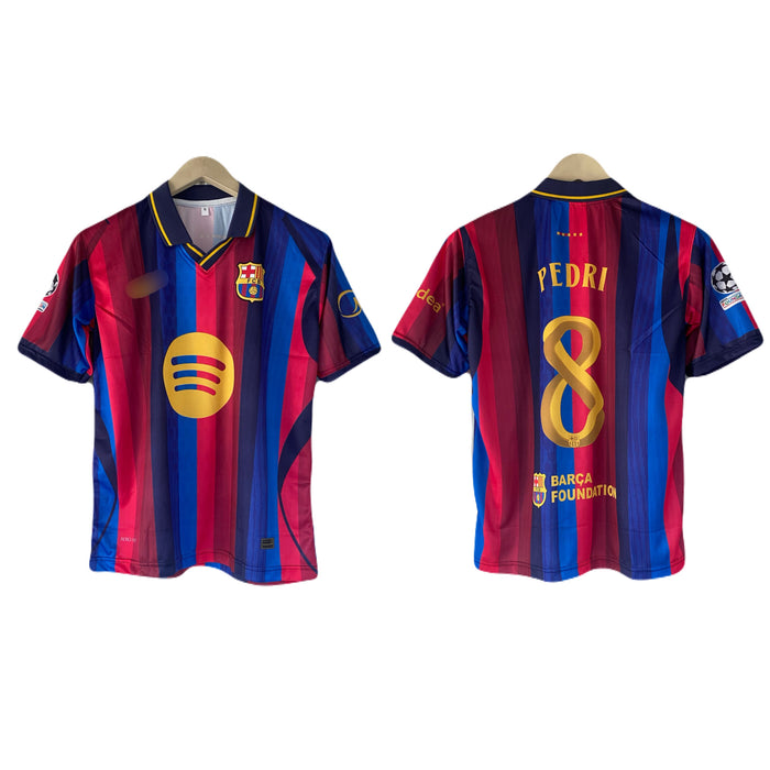 Pedri Barcelona 2026-27 Home  Five sleeve Collar Sublimation jersey - P2541