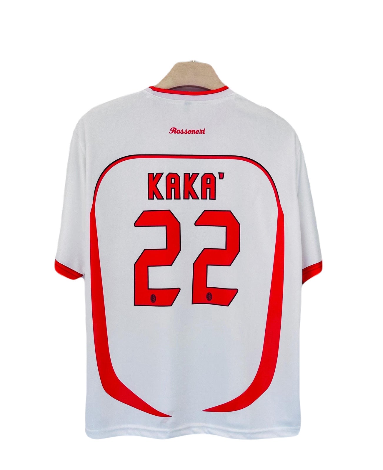 Ac Milan 2006-07 Away Kit Kaka Five Sleeve - Ms Retro Store