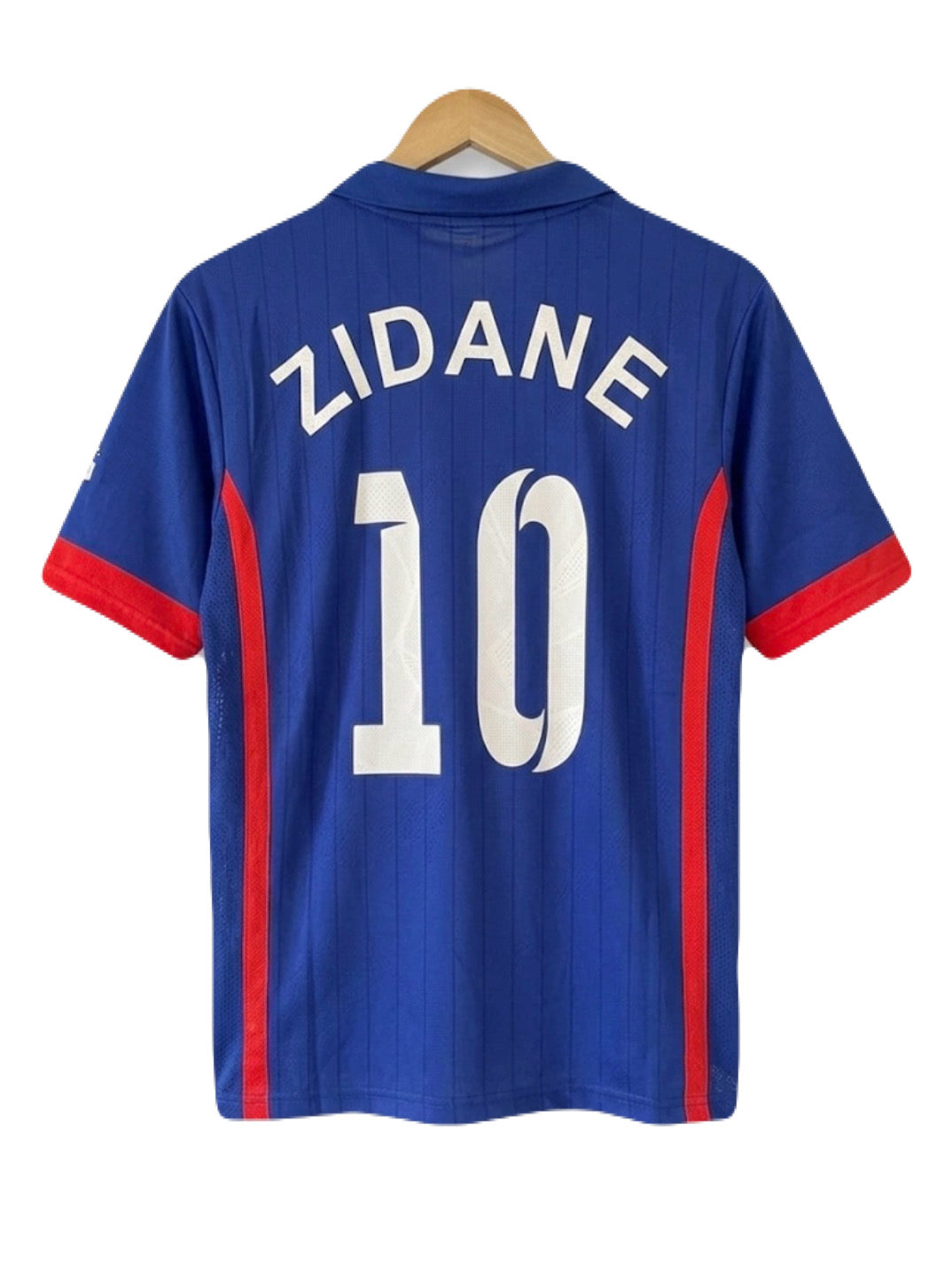France  1998-2000 home zidane Premium Quality collar five sleeve sublimation -P1367 Ms retro store