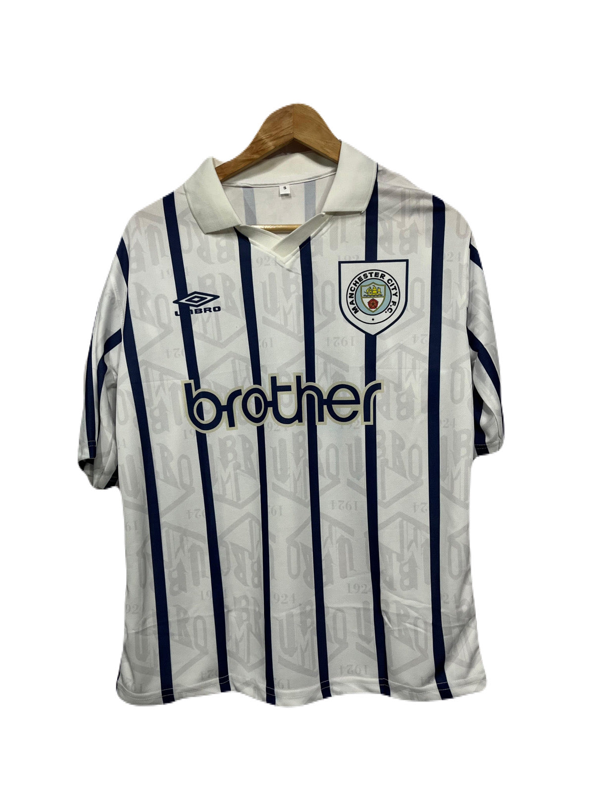 Manchester City 1992-93 Third kit Rosler Five sleeve - Ms Retro Store