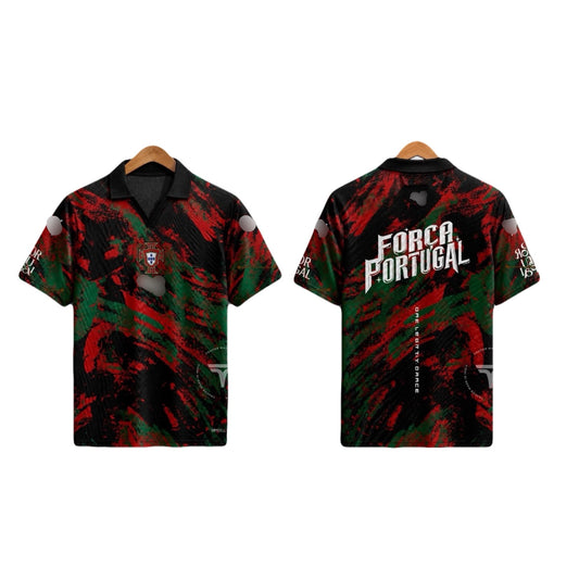 Portugal special Five sleeve Collar Sublimation jersey- P2168