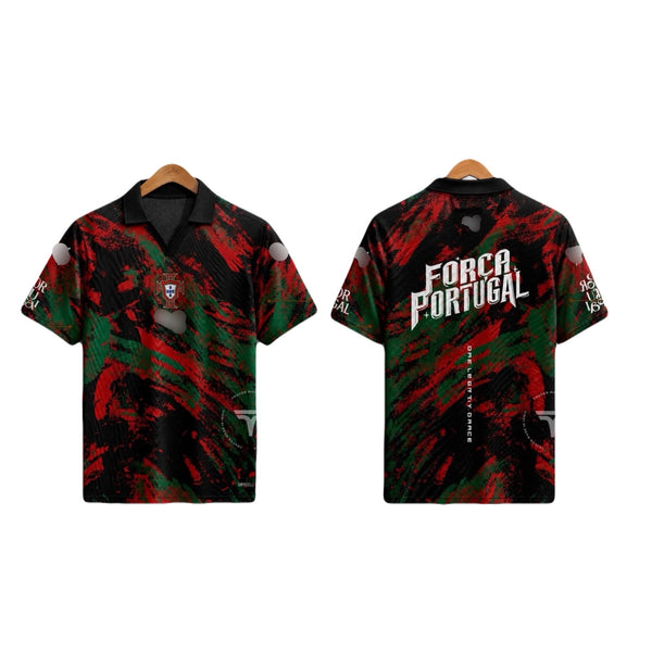 Portugal special Five sleeve Collar Sublimation jersey- P2168