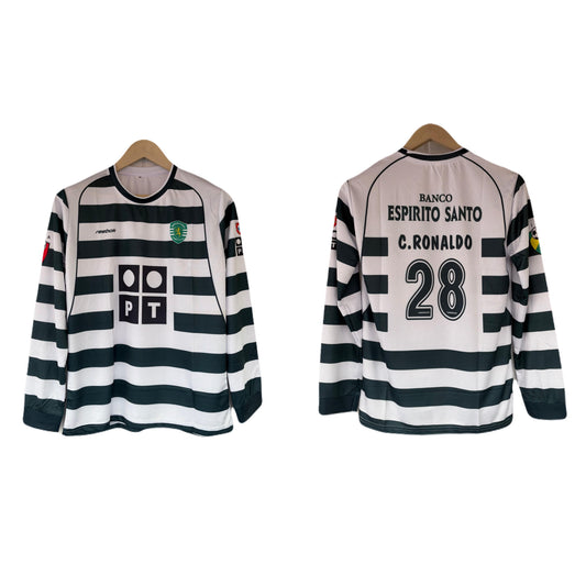 Sporting Ronaldo full sleeve sublimation jersey -  Ms Retro store