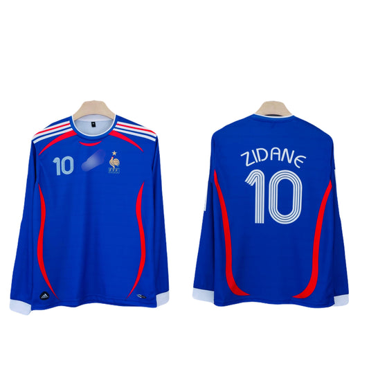 France 2006 Home Jersey Zidane Full sleeve Sublimation - Ms Retro Store