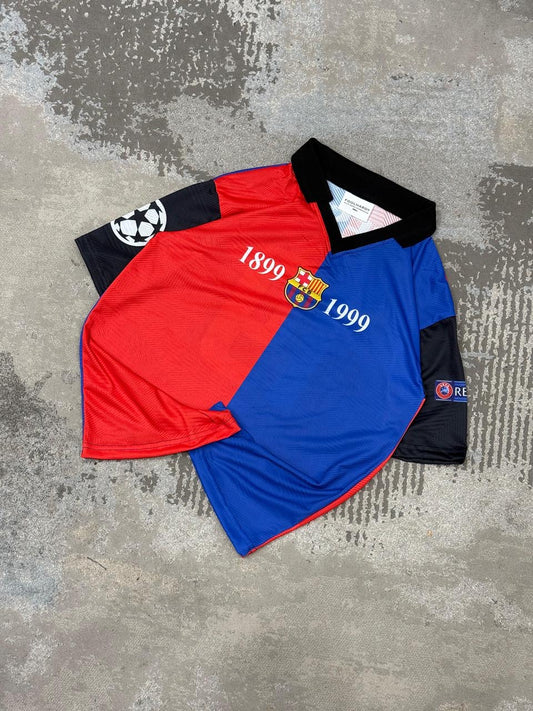 Barcelona 1899-1999 Century Edition Messi Premium Quality Collar Five Sleeve Sublimation  - Ms Retro Store