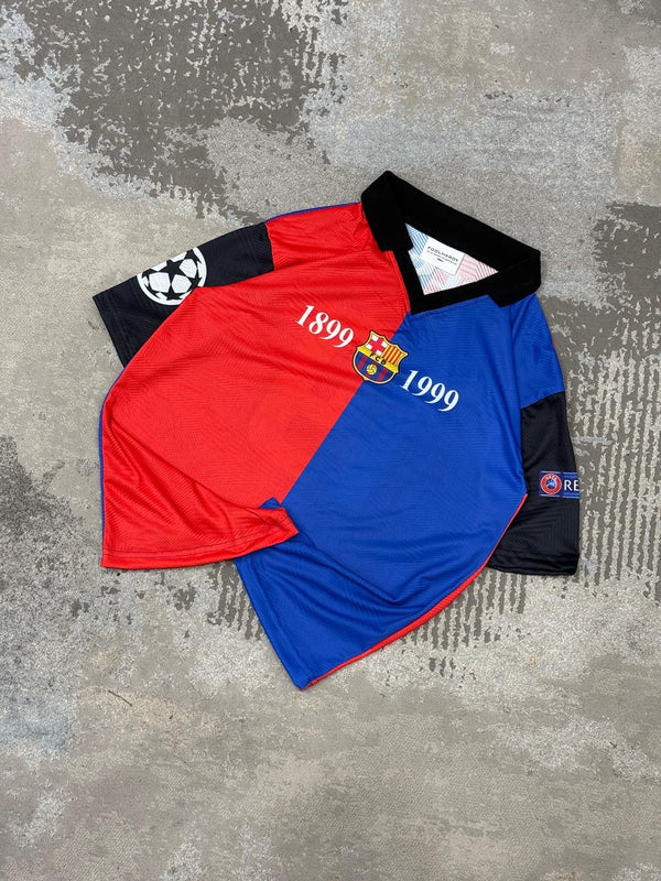 Barcelona 1899-1999 Century Edition Messi Premium Quality Collar Five Sleeve Sublimation  - Ms Retro Store