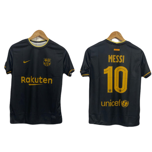 Barcelona 2020-21 Away kit Messi Half sleeve - P355 - Ms Retro Store