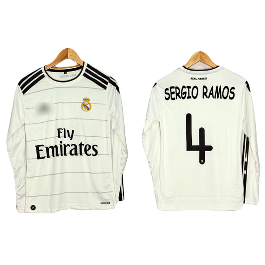 Realmadrid 2013/14 full sleeve sergio ramos P194 - ms retro store
