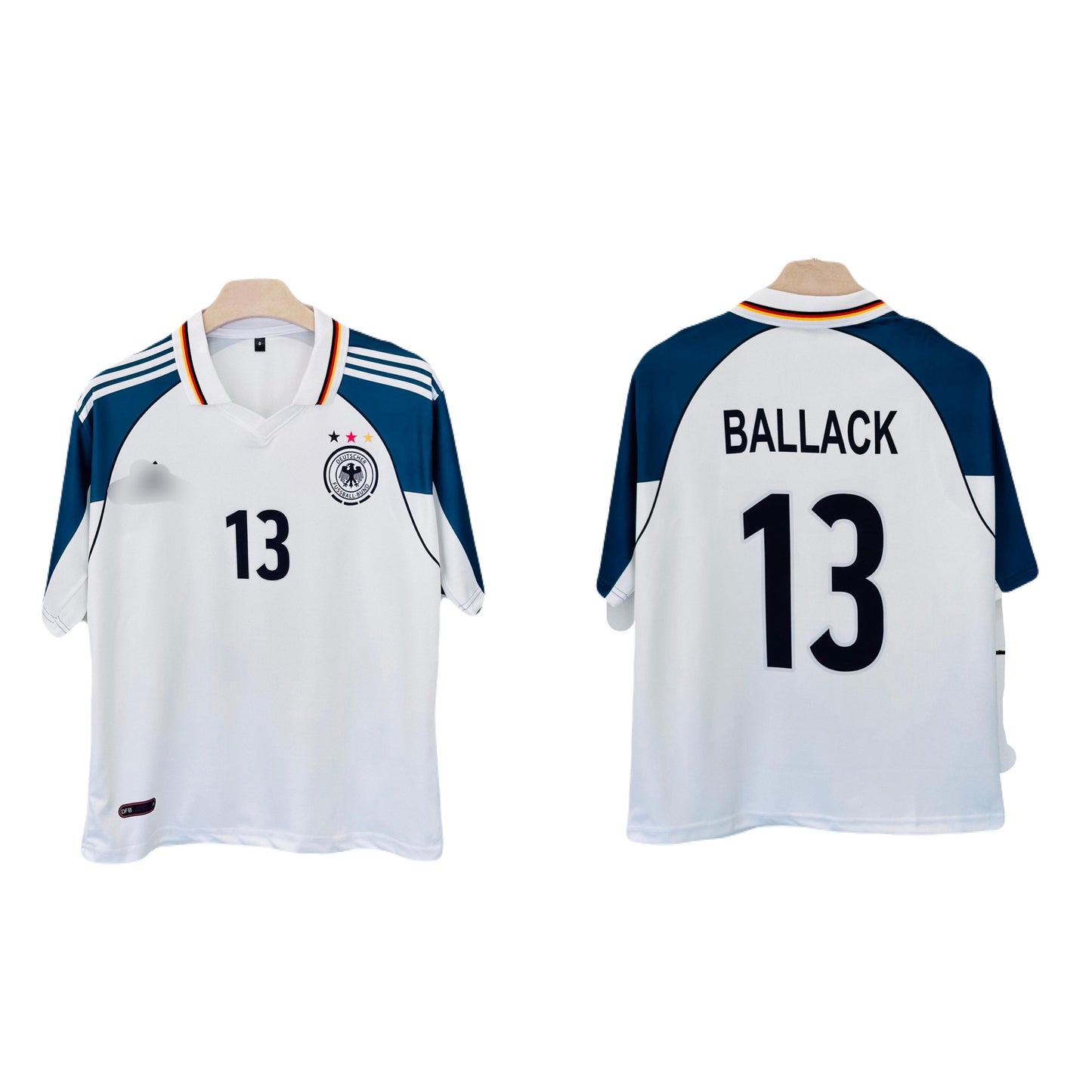 GERMANY BALLACK COLLAR FIVE SLEEVE SUBLIMATION  - Ms retro store