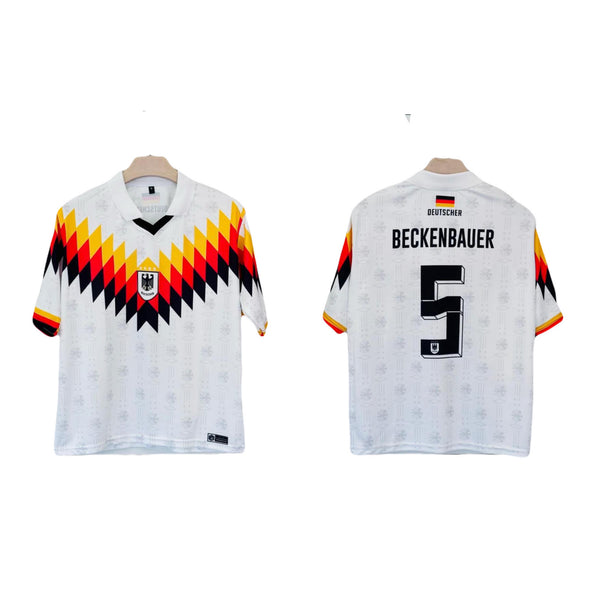 Beckenbauer Germany 1996 Home Kit Five Sleeve -