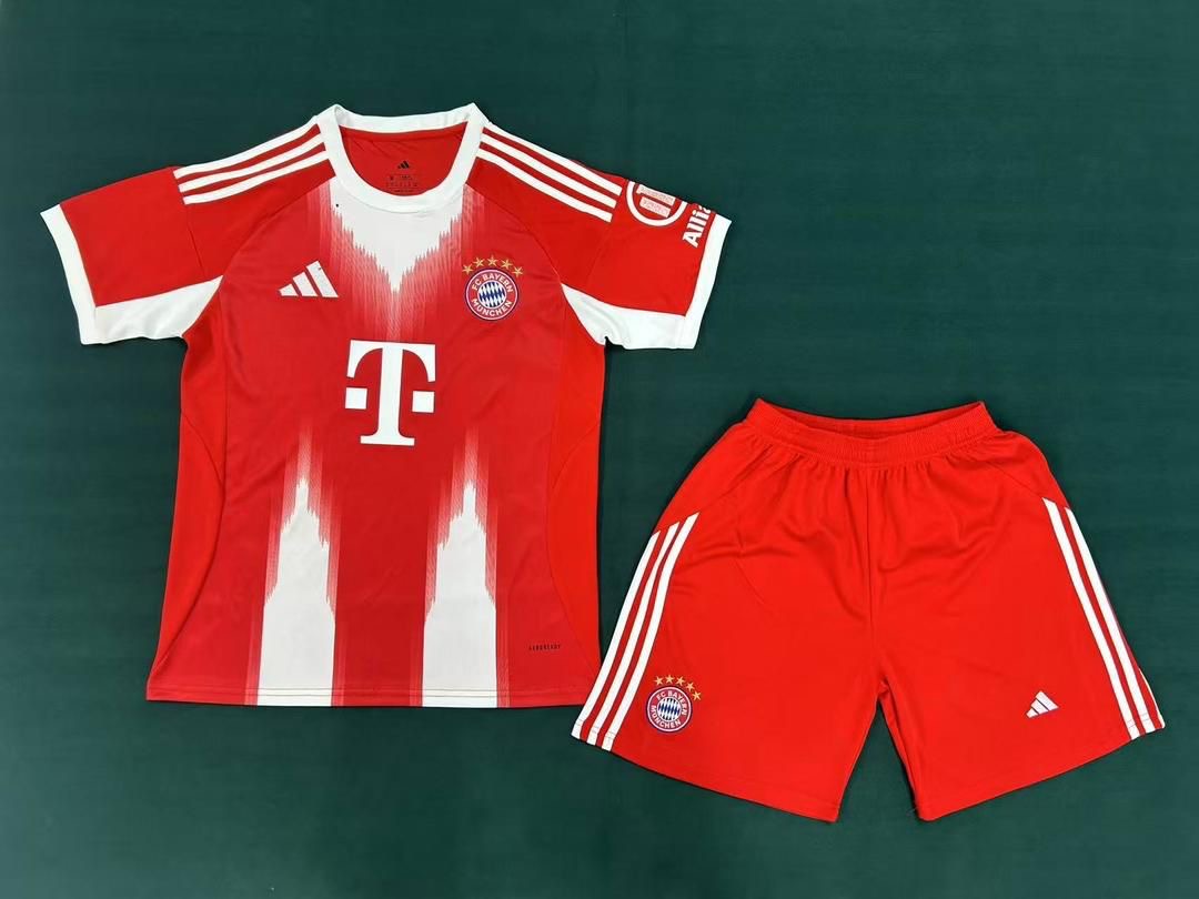 Bayern 2025/26 home jersey with shorts - ms retro store