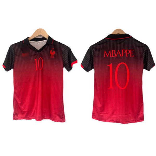 Mbappe France Half sleeve collar Embroidery - P2284