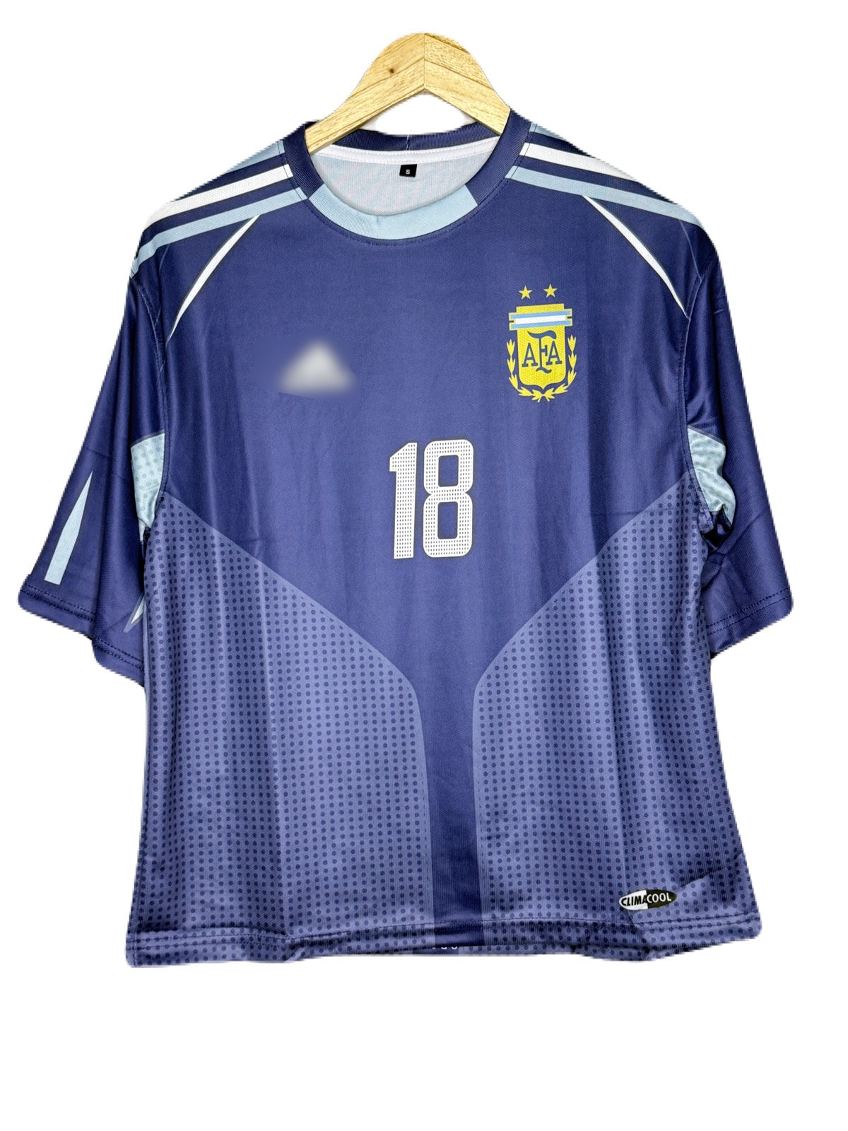 Argentina 2004 Away Kit Messi Five Sleeve - MS Retro Store