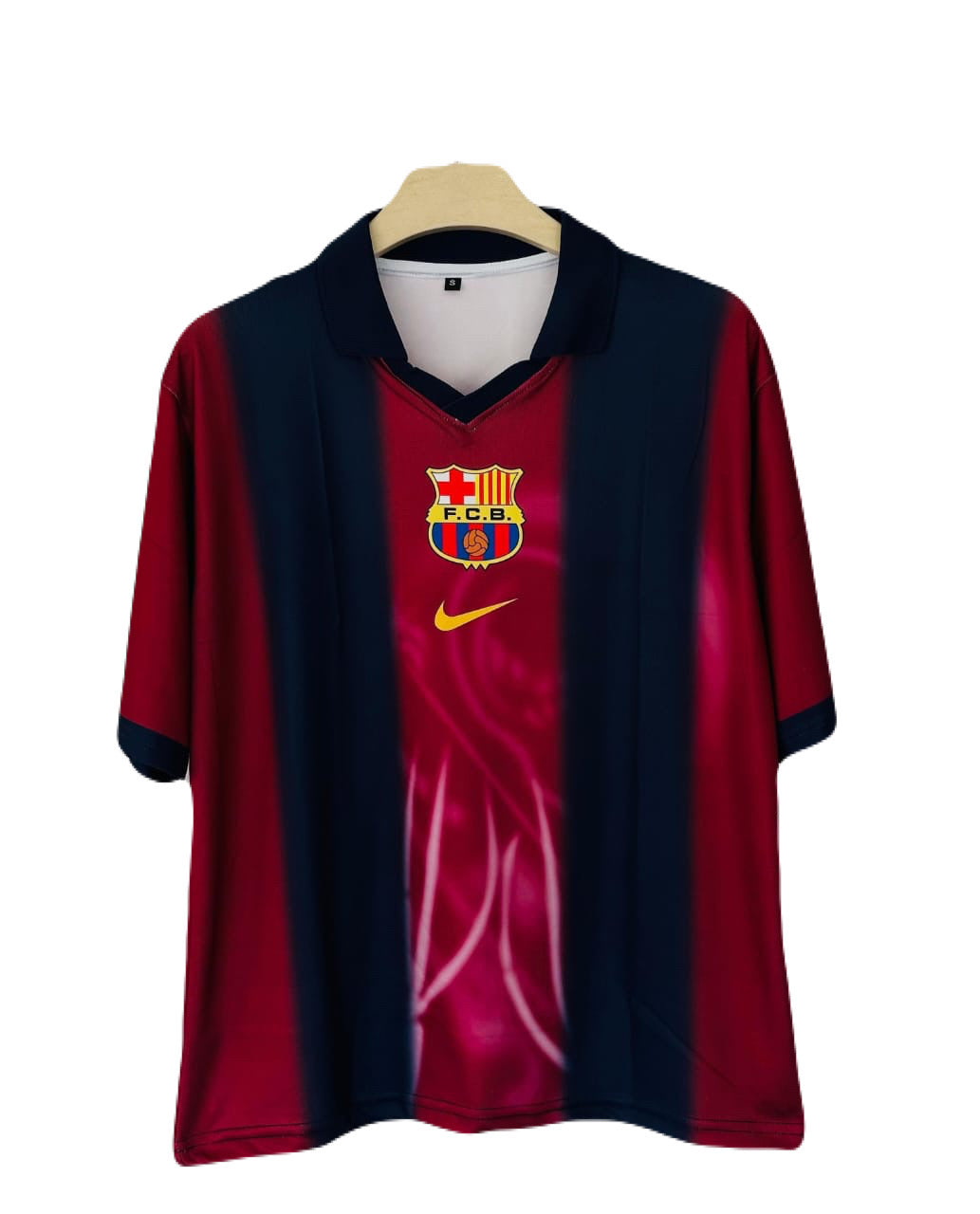 Travis scot x Barcelona five sleeve  collar jersey P50 - Ms retro store