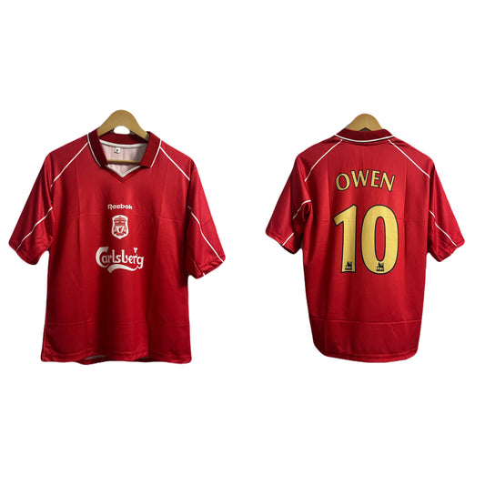 Liverpool owen Five sleeve Collar sublimation -  Ms Retro Store
