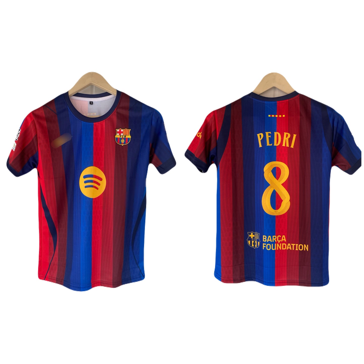 Pedri Barcelona 2026-27 Home Jersey Half Sleeve -  P2169