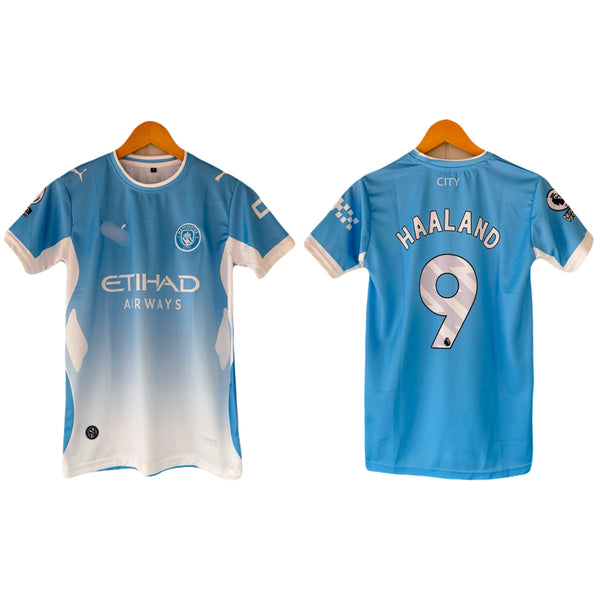 Haaland Manchester City 2026-27  Home embroidery half sleeve jersey - P2433