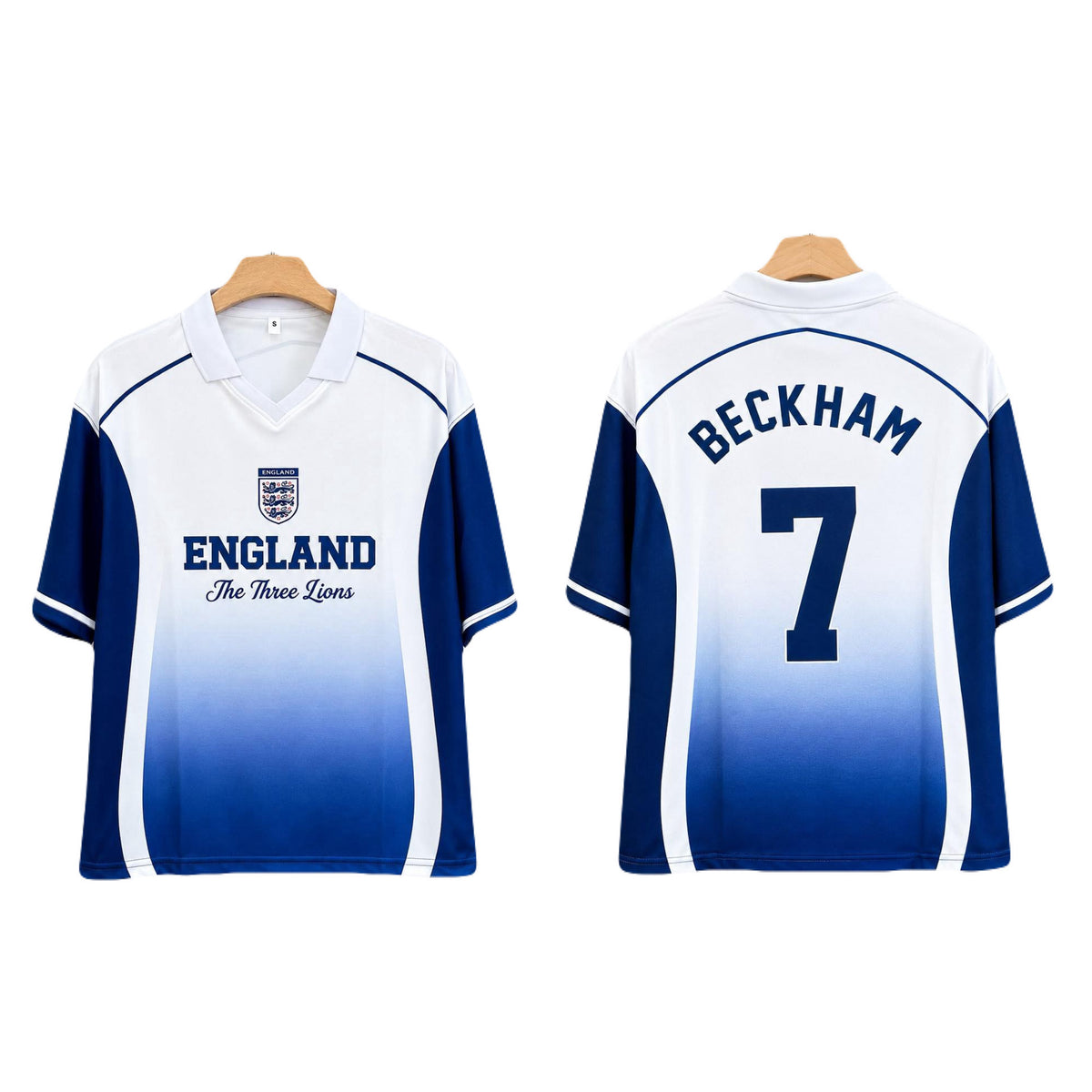 Beckham England Five sleeve Collar Sublimation jersey- P2738