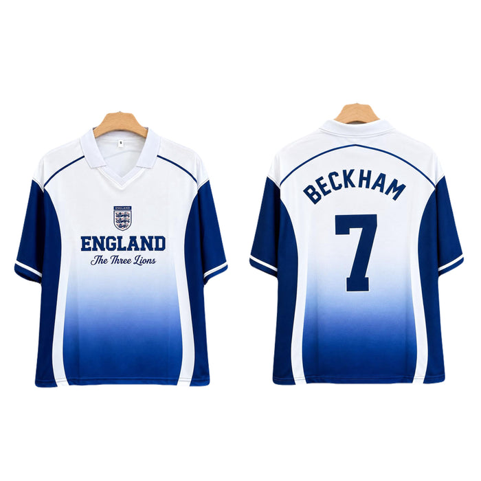 Beckham England Five sleeve Collar Sublimation jersey- P2738