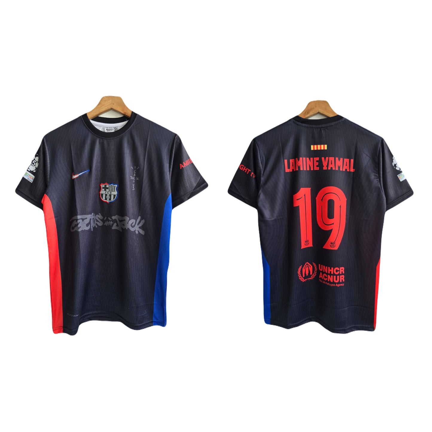 Barcelona x travis scott jersey yamal away -P1238 ms retro store