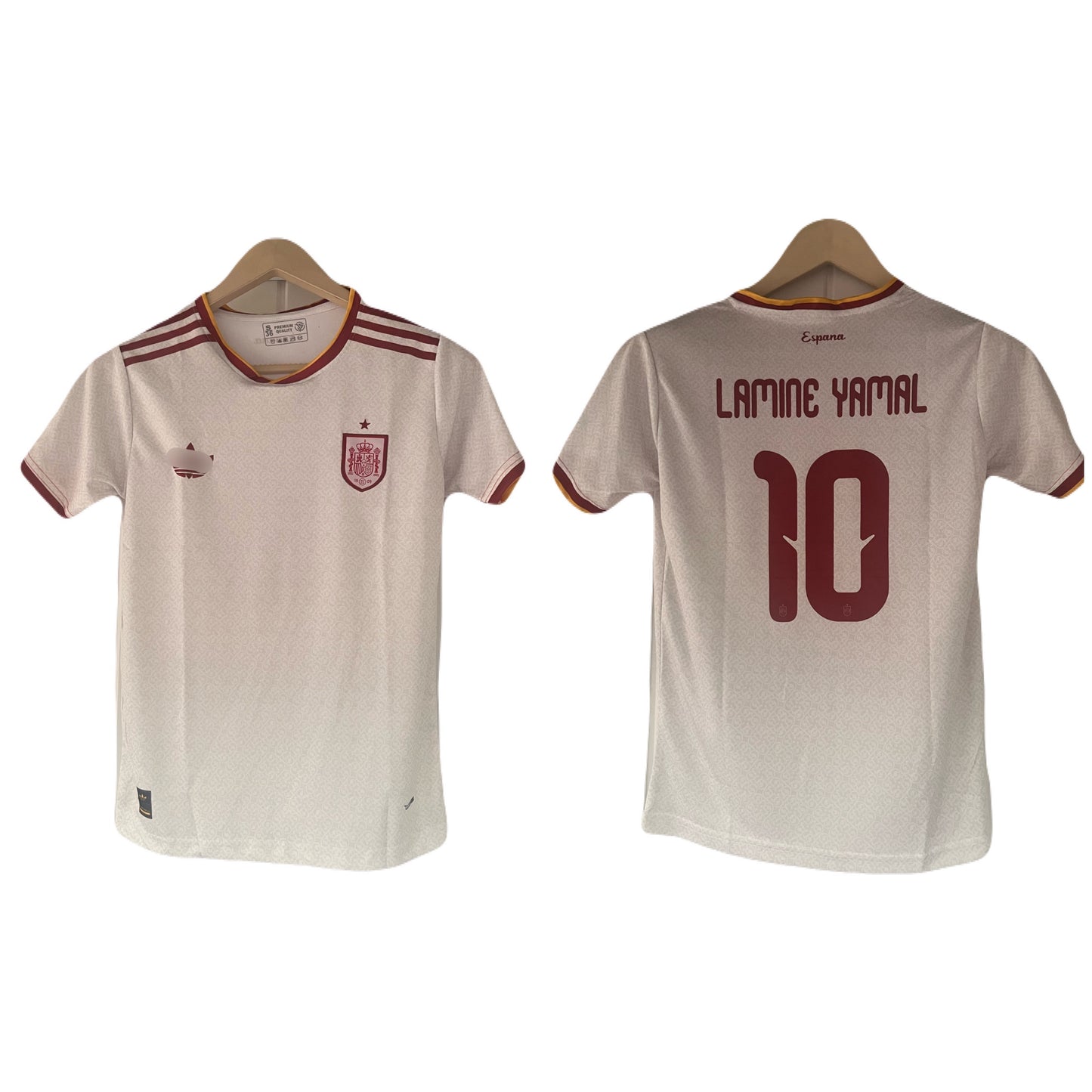 Yamal Spain away 2026 World Cup Half Sleeve crew neck embroidery Jersey - P2109