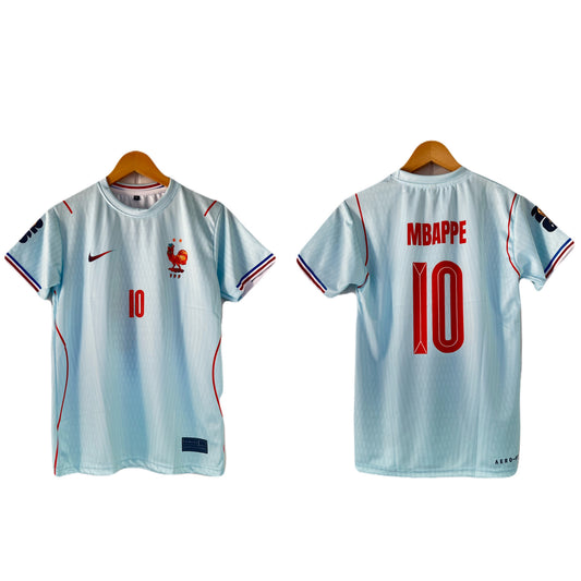 France 2026 World Cup Away Mbappe Half Sleeve Sublimation Jersey - Ms Retro Store