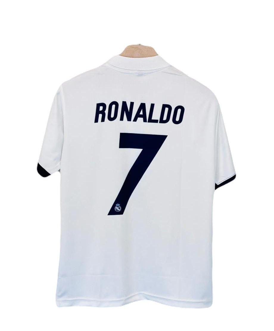 Real madrid 2016-17 Ronaldo Home  Half collar Sleeve Sublimation - P1459 Ms Retro Store